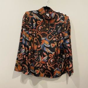 Vintage Paisley Blouse